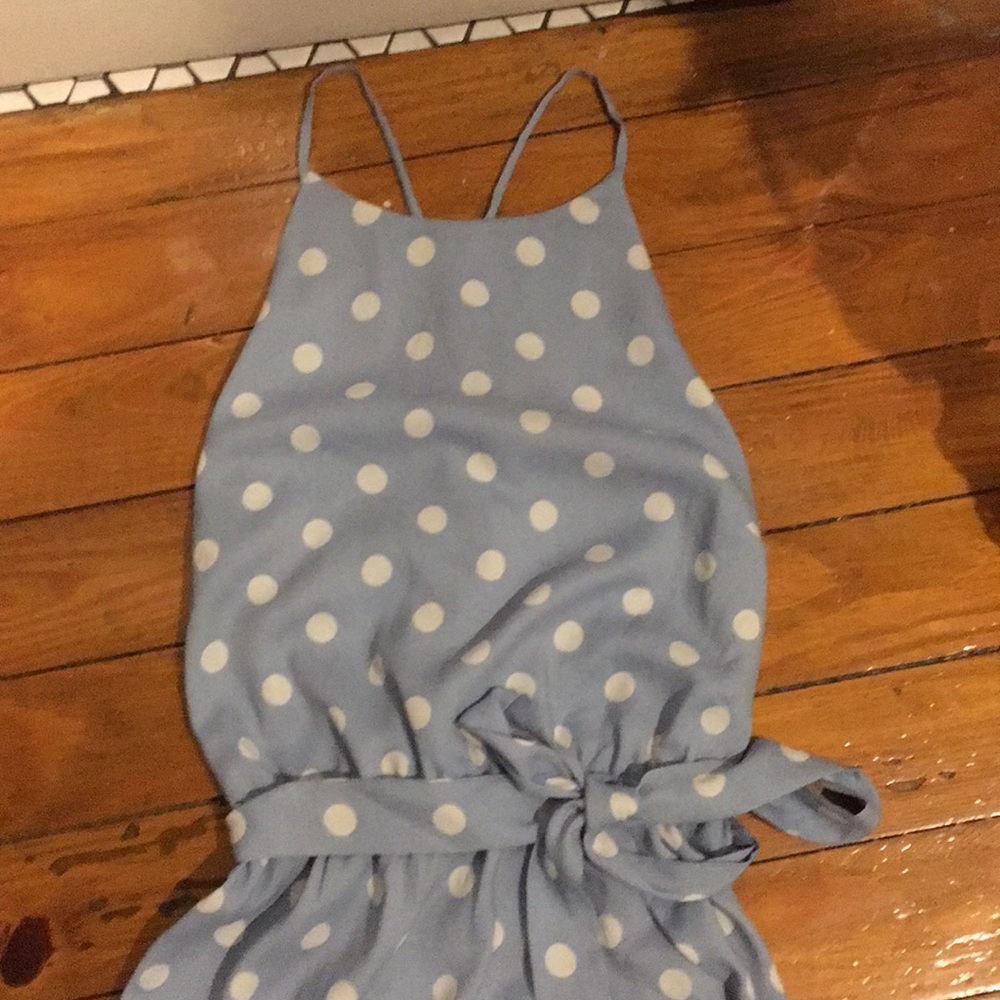 Ann Taylor Polka Dot Maxi Dress